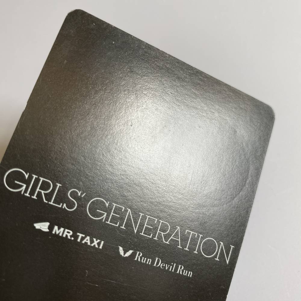 SNSD 'MR TAXI / RUN DEVIL RUN' JAPANESE PHOTOCARD - TIFFANY